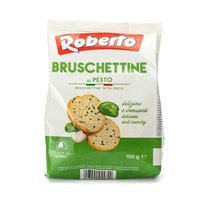 Roberto Bruschettine s česnekem a bazalkou