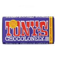 Tony's Chocolonely Mléčná čokoláda s preclíky a karamelem