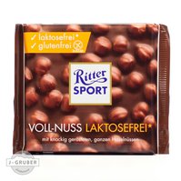 Ritter Sport Mléčná čokoláda bez laktózy s oříšky