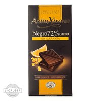 Antiu Xixona Španielska horká čokoláda 72% kakaa s pomarančom