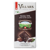 Villars Hořká čokoláda 70 % bez cukru