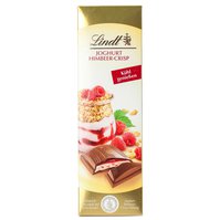 Lindt mléčná čokoláda Jogurt-maliny-Crisp
