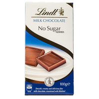 Lindt mliečna čokoláda bez cukru