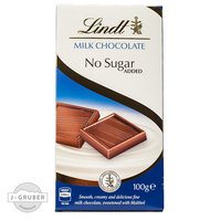 Lindt mléčná čokoláda bez cukru
