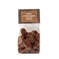 Pekanové orechy v čokoládovej poleve, sypané kakaom