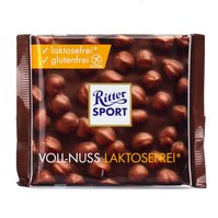 Ritter Sport Mliečna čokoláda bez laktózy s orieškami