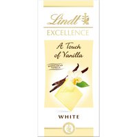 Lindt Excellence bílá čokoláda vanilka