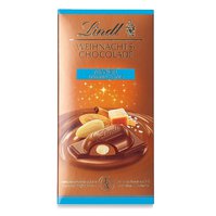 Lindt vánoční čokoláda s mandlemi, karamelem a solí