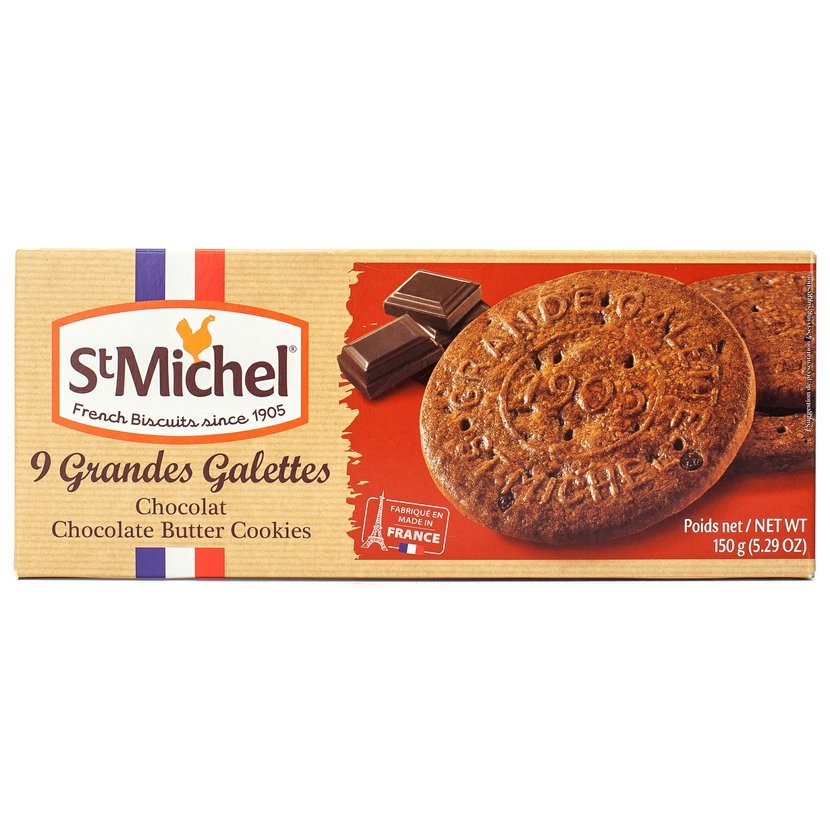 ST MICHEL GRANDE GALETTES AU CHOCOLAT 150 G