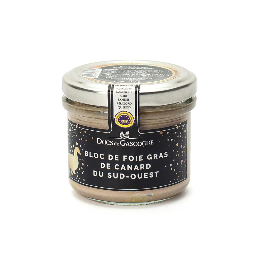 Bloc de Foie gras de Canard de Gascogne - Ducs de Gascogne - 90 g