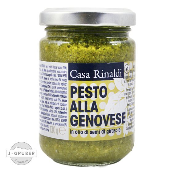 Pesto z olivového oleje a bazalky